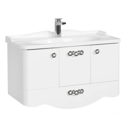 Aquaton Venice 90 White Sink Cabinet 1A155601VN0101