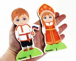 Russian and Near Abroad Peoples Figurine Set 10-15 cm
