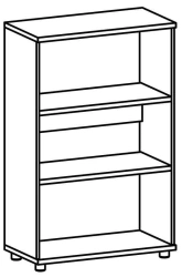 Document Cabinet 8301 Galant Series - Open Shelving