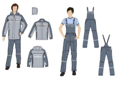 Women's Special Workwear Sets (Jacket & Overalls) for Transneft Employees