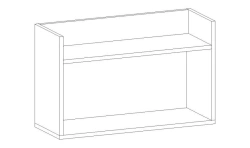 Kitchen Shelf 800x150x200 mm Model P-1