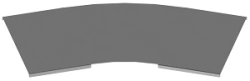 Horizontal 30 Degree Radius Corner Cover KLO 000 U30