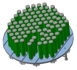 Gas Separation Stage with Direct Flow Centrifugal Filter Elements SPCFE