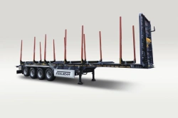 Four-Axle Log Transport Semi-Trailer PD-41L with BPW HSFALM 9010-15 Axle