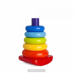 Rocking Pyramid Toy for Toddlers