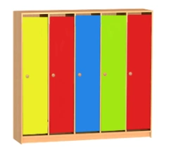 Five-Seat Locker D-1