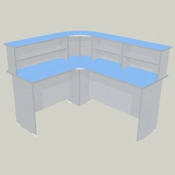Corner Model STPM-3 Table with Complex Lid