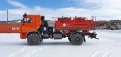 Fuel Tanker Truck AТЗ 4671P4-11 on KAMAZ 43502-D5 Chassis