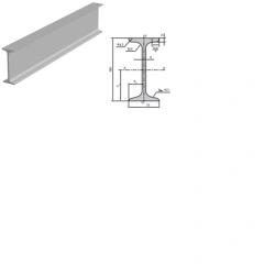Hot-Rolled Profile I-Beam for Railway Car Girders, Precision Engineered, Model No. 19