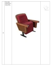 Sonata-Lux Armchair for Public Spaces, Size: 550*740*980 mm