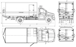 Diesel Truck 5759AN-3 for Special Equipment Transport