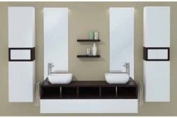 Integrated Sink Cabinet Aquaton Integro 160 Wenge 1A143901INH101.A143.9.01I.NH1.0