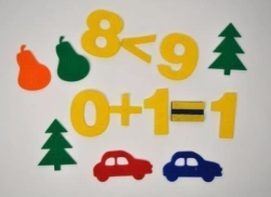 Counting Material Carpet "Auto" Set for Educational Play