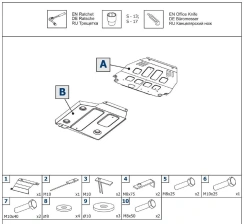 Metal Protection Set for Mitsubishi OUTLANDER 2WD