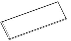 Left Front Panel 71-412.10.21.320 for Tram Cars