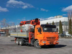 Multi-functional Special Vehicle with Hydraulic Crane MKMA on KAMAZ 65115 Base 62K04N-L090