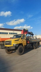 Multi-functional hydraulic crane truck Ural 5557 MKMA U0K06N-5Z025