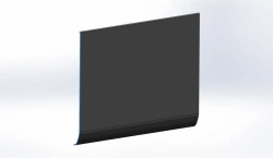 Polyester Glass Fiber Panel for Vehicle Cladding L=979