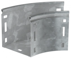 Smooth 45° Turn Cable Tray Accessory CPG01-0-45-100-100-HDZ