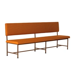Metal Frame Bench for Household and Public Spaces