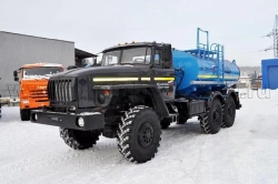 Food Liquid Tanker Truck UZST01 Model 6620-22 on Ural Chassis