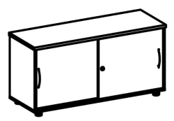 Sliding Door Cabinet with Lock 522 Series "Rhythm