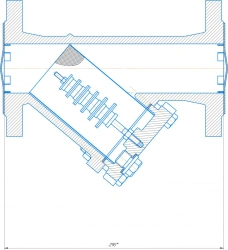 Magnetic Flanged Filter DN 65 for Efficient Filtration