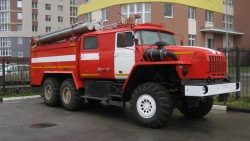 Fire Tanker Vehicle (AC) Type 6YN32, Modification 6Y332W on Ural-55571 Chassis