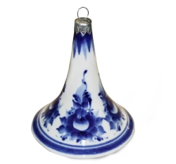 Porcelain Christmas Bell Ornament N1 82x82x112MM