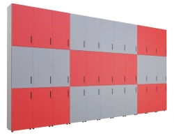 Multi-Section Built-in Closed Cabinet for Educational Use, Art. 95733-001