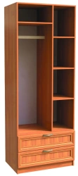 Wardrobe Model ШК-2/2М with MDF Frames and PVC Edging