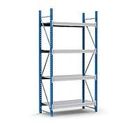 Heavy-Duty Metal Warehouse Rack for Cargo Storage