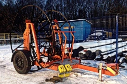 Cable Drum Trailer 88071K with Pneumatic or Leaf Suspension