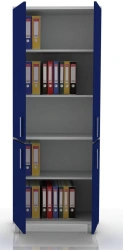 Document Cabinet with 4 Shelves, Model 105-003-1, 800x400x2100mm