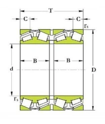 Four-row tapered roller bearing 77877XLM