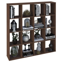 Polini Home Smart Vintage Cubic Shelf 16 Sections, Model 0001695.76