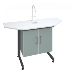 Laboratory Folding Table with Sink Type 2 High