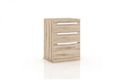 Marta LD 124.120.000 Shoe Cabinet (White/Desira Ash)