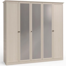 Camilla Modular Furniture Wardrobe FU3-01.T8L - 5 Doors with Mirrors