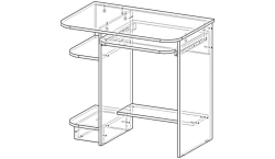 Computer Desk Kanzler - Ergonomic Design and Versatile Options