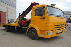 Car Tow Truck 6706 67063G on KAMAZ 43502 Chassis