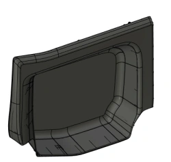 Automotive Interior Rear Left Trim Panel GARNITURE AV COTE AR G ASS/ 96814204ZD