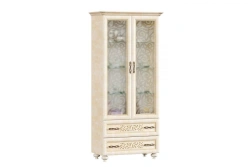 Alexandria LD 618110.000 Two-Door Cabinet (Lento Leather/Rustica)
