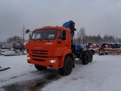 Multifunctional Truck with Hydraulic Loading Crane KMA on KAMAZ 53504 Base Model 51K12N-UE