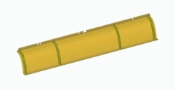 Left Ceiling Panel Section A for LiAZ 621320 - 621320-5702215