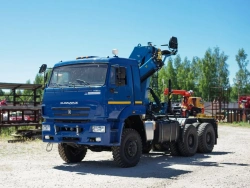 Special Truck with Hydraulic Crane KMA on KAMAZ 53504 Base 51K10N-UH
