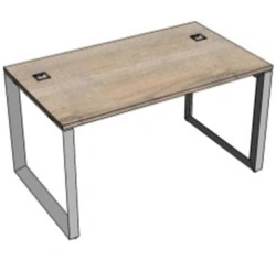 Head working desk on O-shaped m/w KC.SRPO-14.03