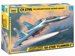 Russian Su-27UB Combat Training Aircraft Model Kit
