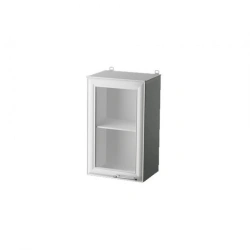 Wall-Mounted Cabinet with Shelf and Glass Door, Model SHN-2