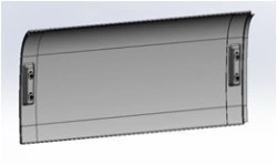 Left False Board for Tram Car 71-411.10.21.010